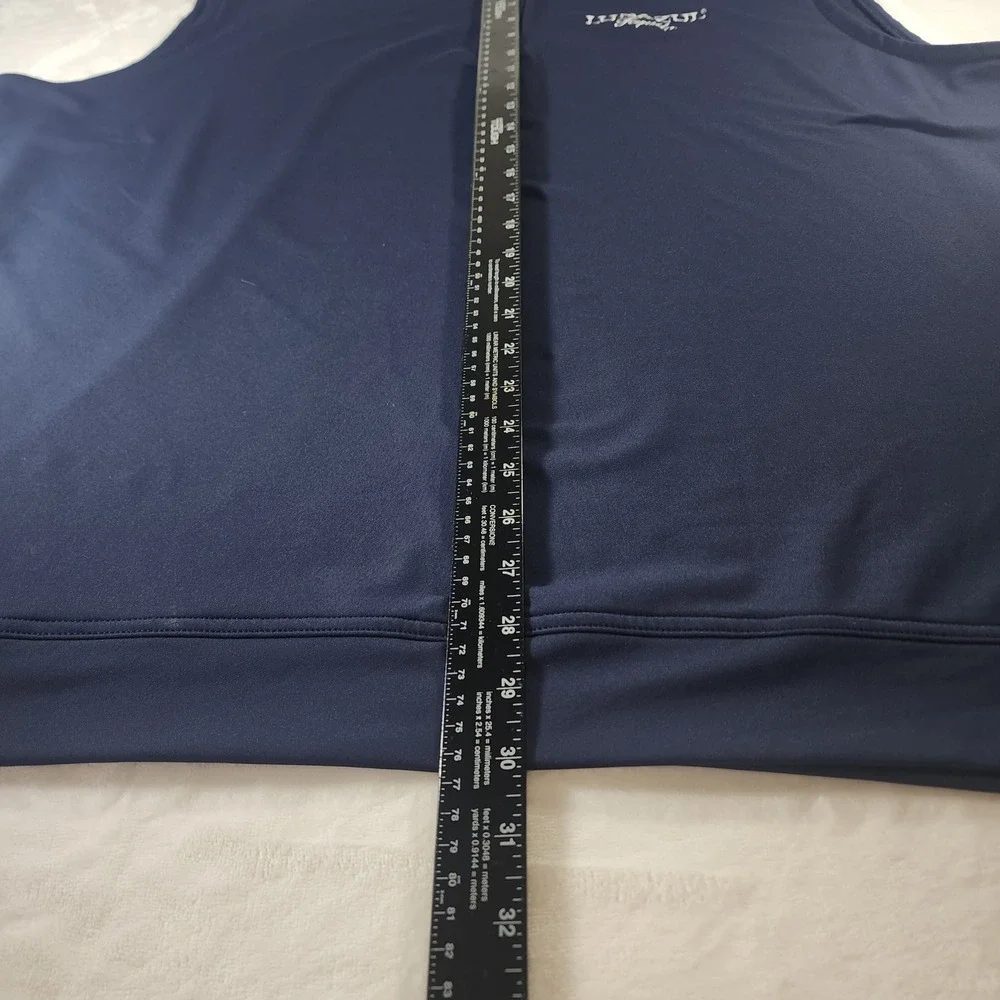 Peter Millar Mens XXL Navy Blue Lunazul Tequila Quarter Zip Golf Vest